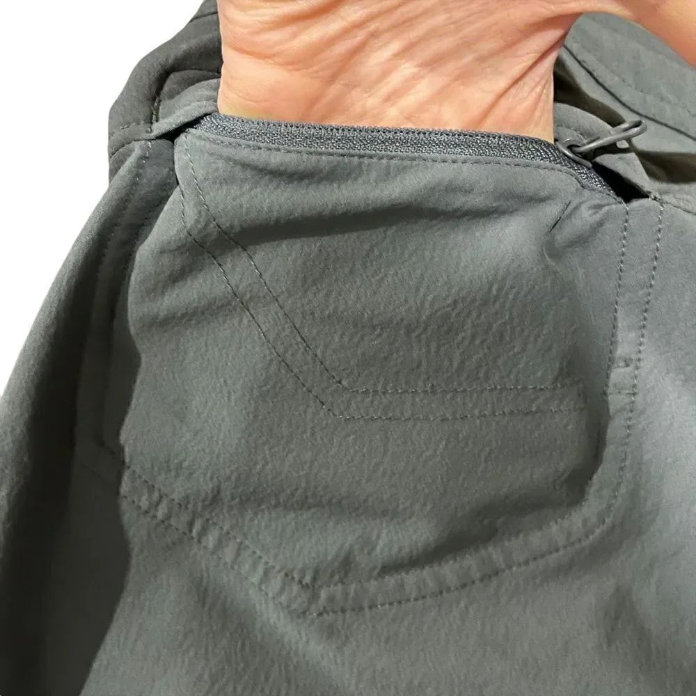 Mountain Hardwear Gray Switchback Zip Off Venturing Hiking Pants Women’s 4/32 - Picture 6 of 12